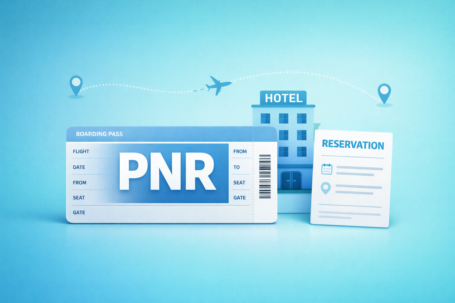 Flight + Hotel Standard — PNR Reservation + Hotel Confirmation